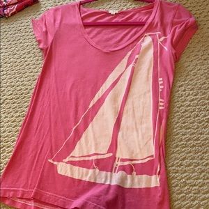 Pink j crew sailboat